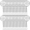 50Pcs Keychains with Chain and 50 Pcs Jump Rings, Keychain Rings Kit Findings Bulk for Keychain Making Supplie DIY Crafts